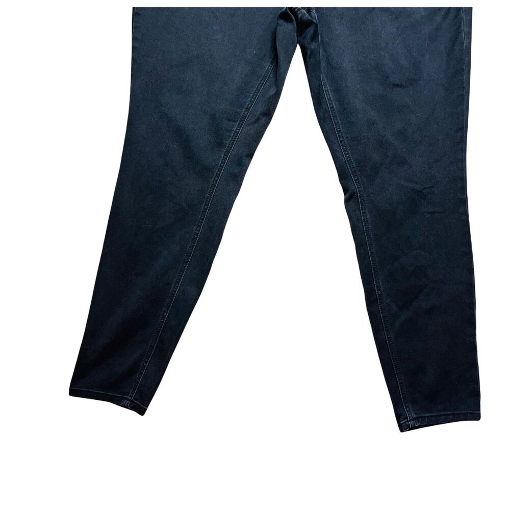 Est 1946 Womens Black Denim Jeans Size 18W Classic Fit Cotton Blend Stretch Mid- - Picture 7 of 12